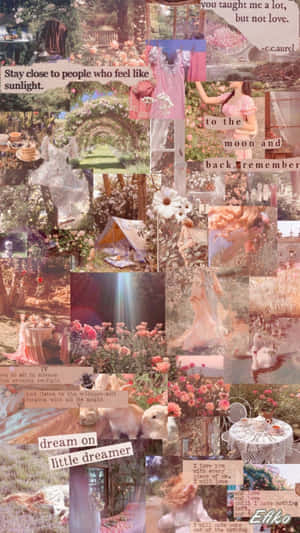 Cottagecore Collage Aesthetic.jpg Wallpaper