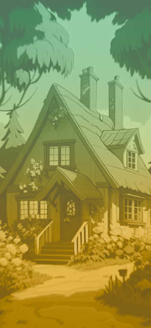 Cottagecore Fantasy Illustration Wallpaper