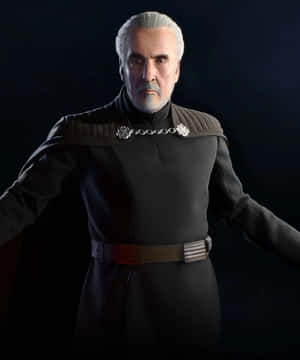 Count Dooku Portrait Star Wars Wallpaper