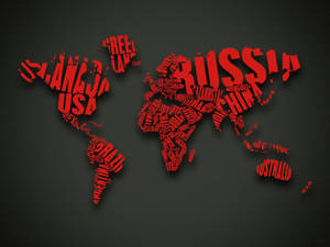 Countries Of The World Map Wallpaper