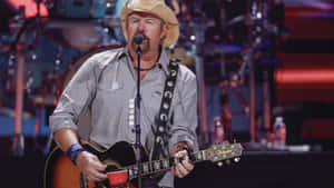 Country Music Performance Toby Keith Wallpaper