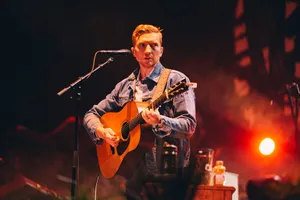 Country Musician Performing Live Wallpaper