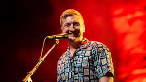 Country Musician Performing Live Wallpaper