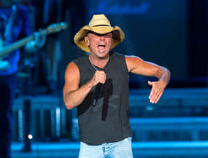 Country Singer Performance Energy Wallpaper