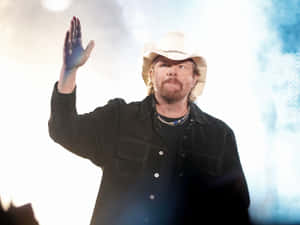 Country Singer Saluting Audience.jpg Wallpaper