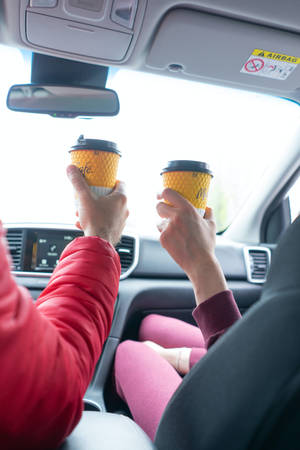 Couple Hands Mcdonald's Coffee Wallpaper