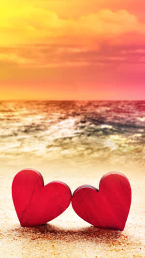 Couple's Romantic Beach Getaway Wallpaper