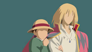 Couple Vector Art Howl's Moving Castle Wallpaper