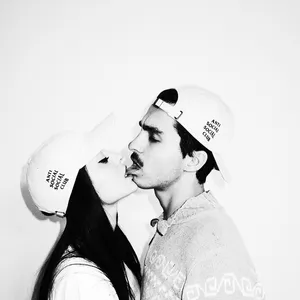 Couple Wearing Anti Social Club Iphone Wallpaper