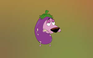 Courage The Cowardly Dog Eggplant Costume Wallpaper