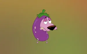 Courage The Cowardly Dog Eggplant Costume Wallpaper