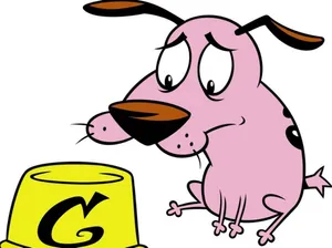 Courage The Cowardly Dog Proves That Even The Bravest Of Us Can Get Scared Wallpaper