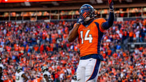 Courtland Sutton Celebration Denver Broncos Wallpaper