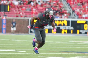 Courtland Sutton S M U Game Action Wallpaper