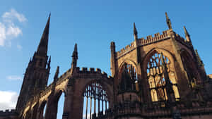 Coventry Cathedral Ruins Sunny Day Wallpaper