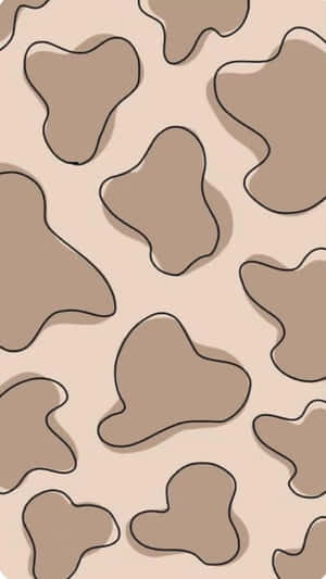 Cow Print Pattern Aesthetic.jpg Wallpaper