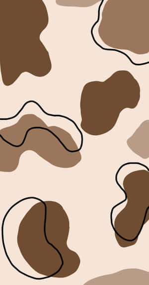 Cow Print Pattern Aesthetic Wallpaper