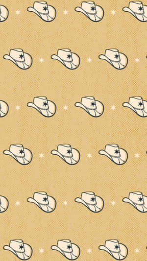 Cowboy Hats Pattern Background Wallpaper