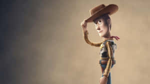 Cowboy Toy Character Salute Wallpaper