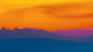 Cowee Mountain Slope Overlooking Wallpaper