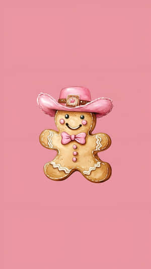 Cowgirl Gingerbread Cookie Wallpaper