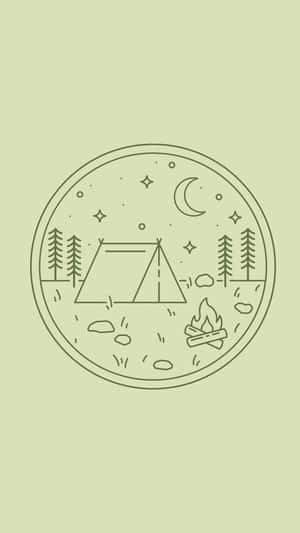 Cozy Camping Under The Stars Wallpaper