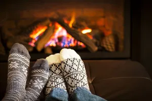 Cozy_ Fireplace_ Socks_ Relaxation.jpg Wallpaper