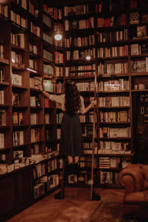 Cozy Library Nook.jpg Wallpaper