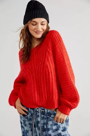 Cozy Red Sweater Wallpaper