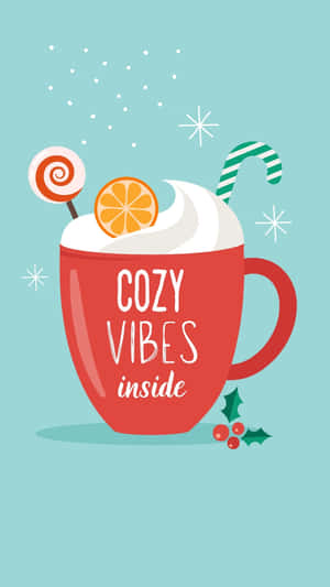 Cozy Winter Holiday Mug Wallpaper