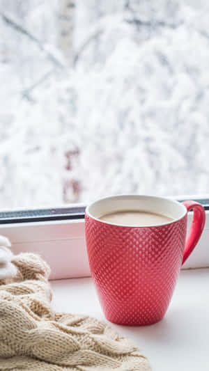 Cozy Winter Morning Coffee Wallpaper