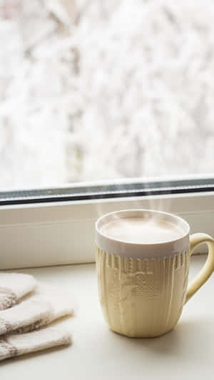 Cozy Winter Morning Coffee Wallpaper