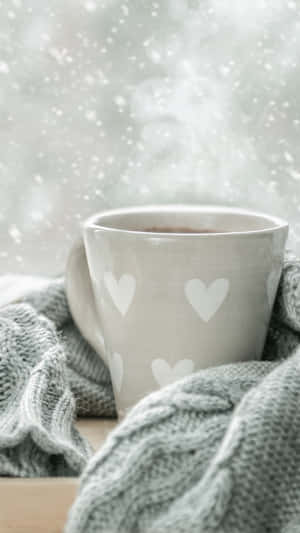 Cozy Winter Mugand Knitwear Wallpaper