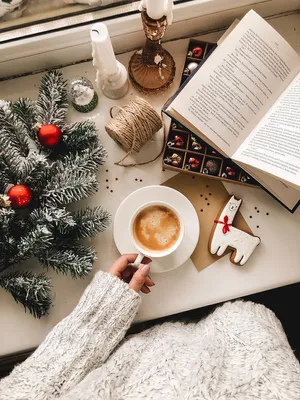 Cozy Winter Readingwith Coffee.jpg Wallpaper