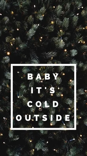 Cozy Winter Tumblr Quote Wallpaper