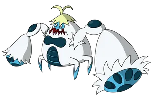 Crabominable With Large Arms Wallpaper