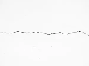 Crack On White Wall Wallpaper