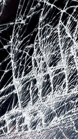 Cracked Screen Texture Wallpaper