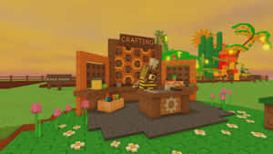 Crafting Station In Grow A Garden Wallpaper