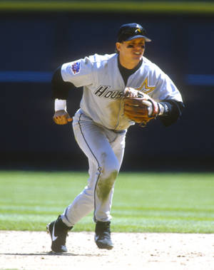 Craig Biggio At Baseball Game Wallpaper