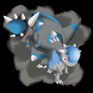 Cranidos And Rampardos Wallpaper