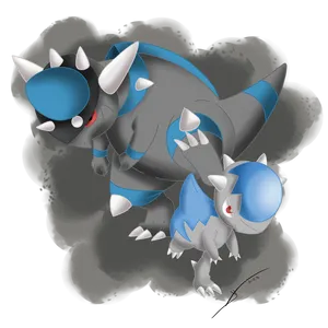 Cranidos And Rampardos Wallpaper