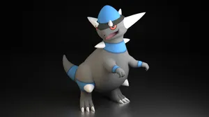 Cranidos Evolved Form Wallpaper