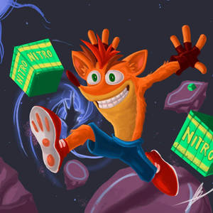 Crash Bandicoot Tnt Box Wallpaper