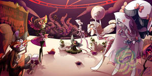 Crazy Fans Of Hazbin Hotel Wallpaper