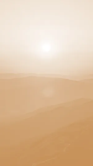 Cream Aesthetic Daytime Horizon Wallpaper