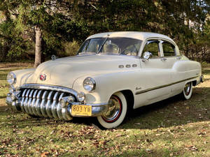 Cream Colored Buick Super Wallpaper