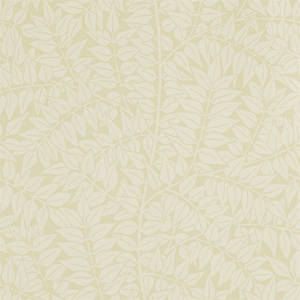 Cream Leaf Pattern Wallpaper