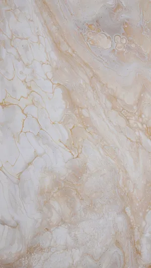 Cream Marbleized Texture Wallpaper