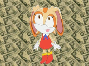 Cream The Rabbit Enjoying Sunshine In A Field Wallpaper